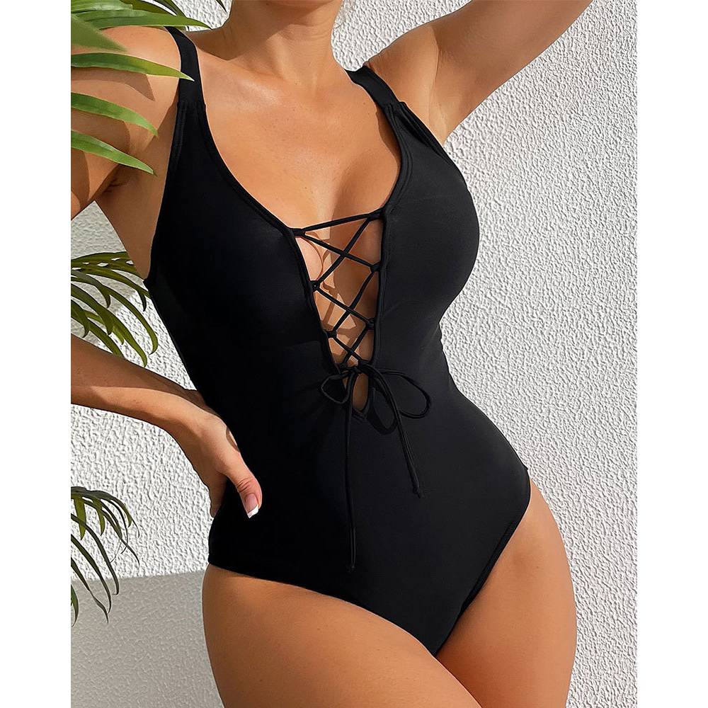 Monochrome Suit Set - Cikini-Maiô de uma peça para mulheres,