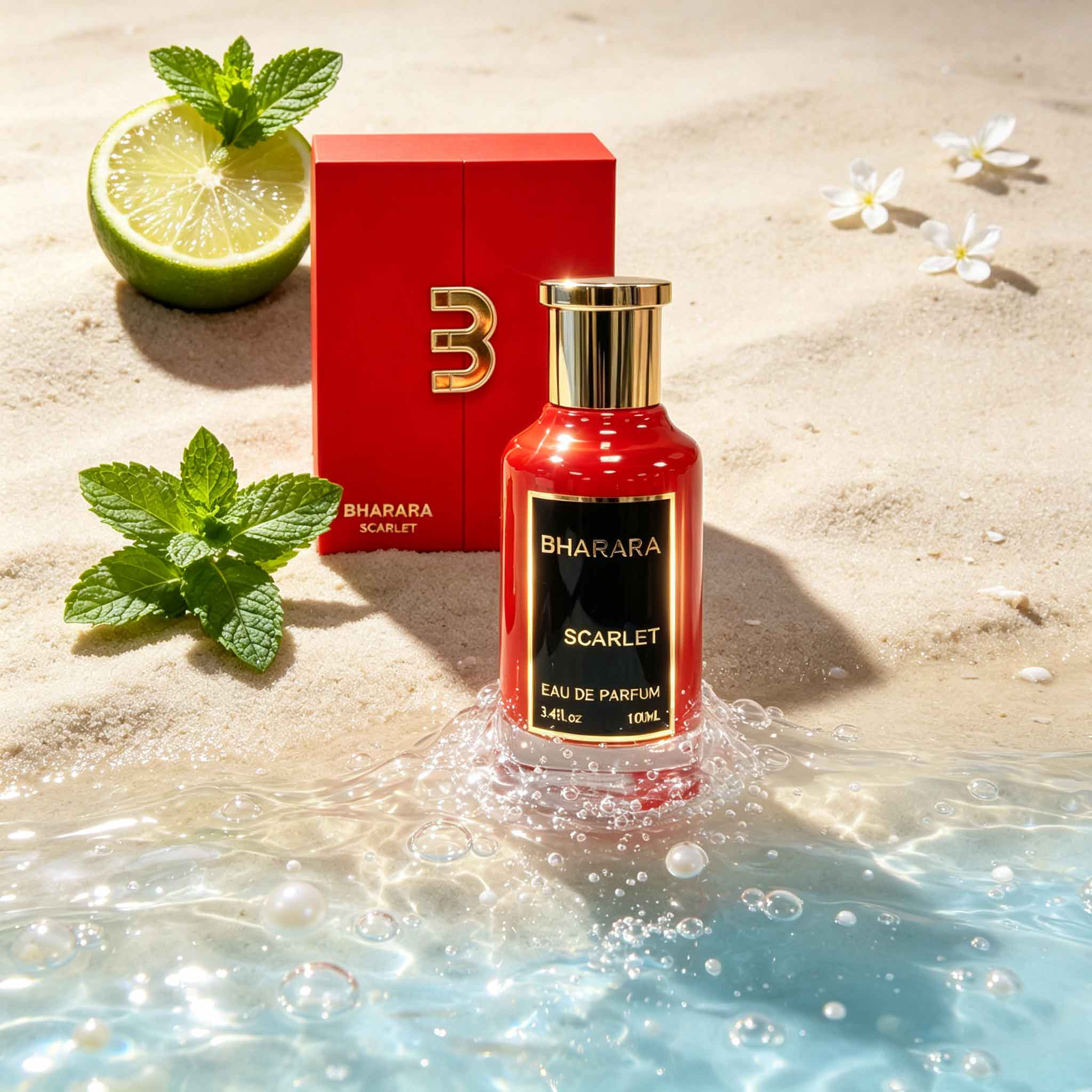 Women'S Red Formal Wear - Bharara Scarlet Eau De Parfum: Fragrância