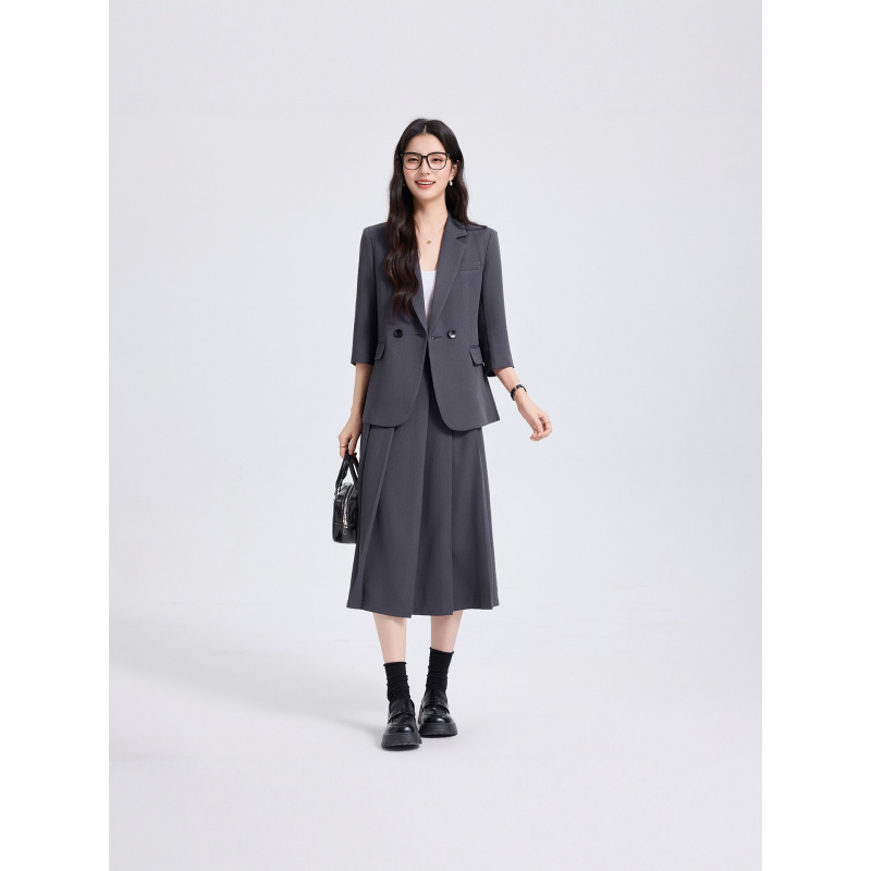 Women'S Formal Wear Pants Suit - Conjunto de Terno Feminino Azul Marinho