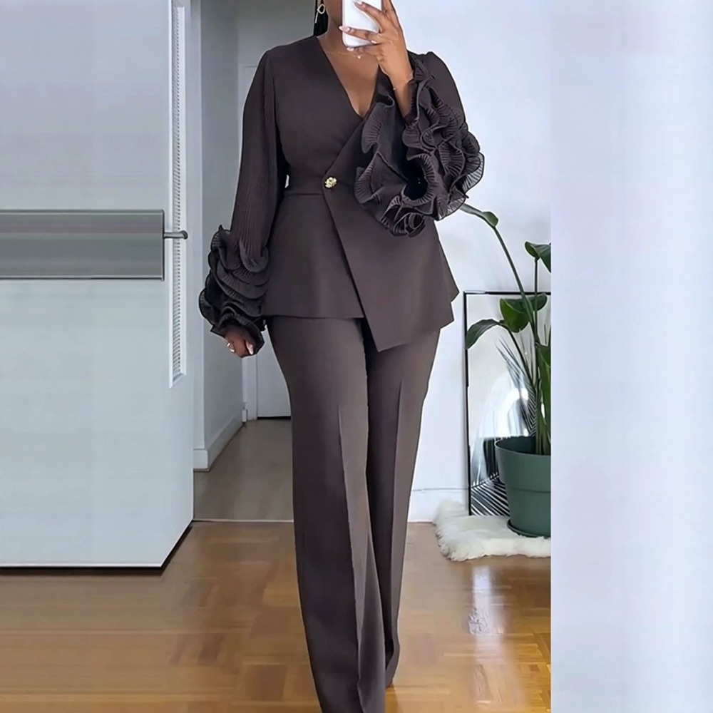 Women'S Formal Wear Suits - Conjunto feminino de 2 peças, blazer
