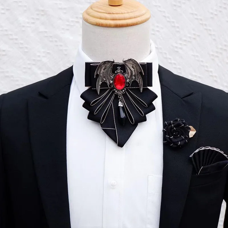 Women Formal Wear With Tie - Conjunto de broche de gravata borboleta