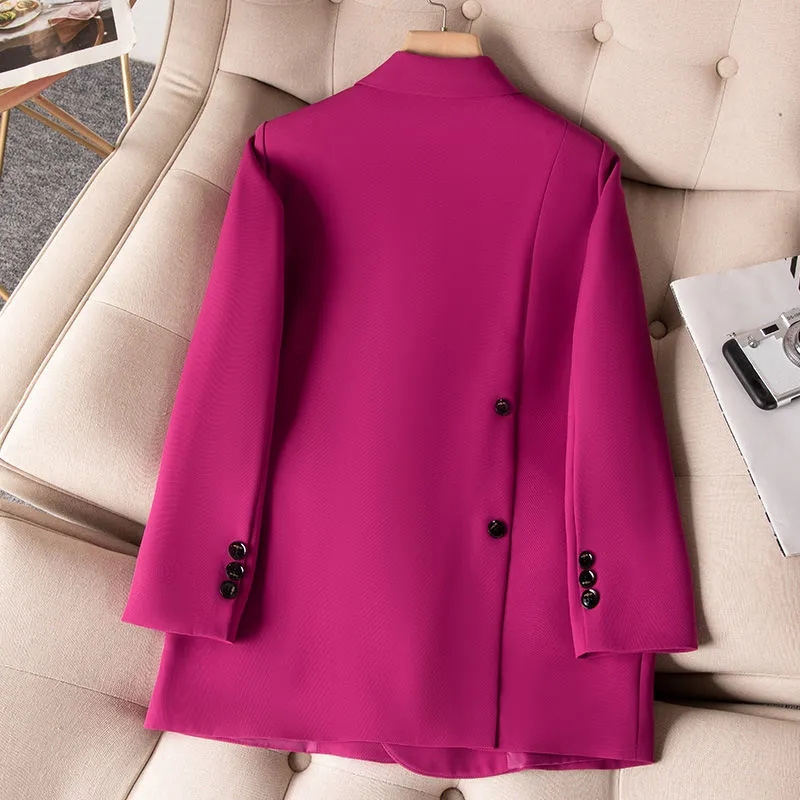 Women Formal Wear Business - Blazers formais para mulheres, manga comprida,