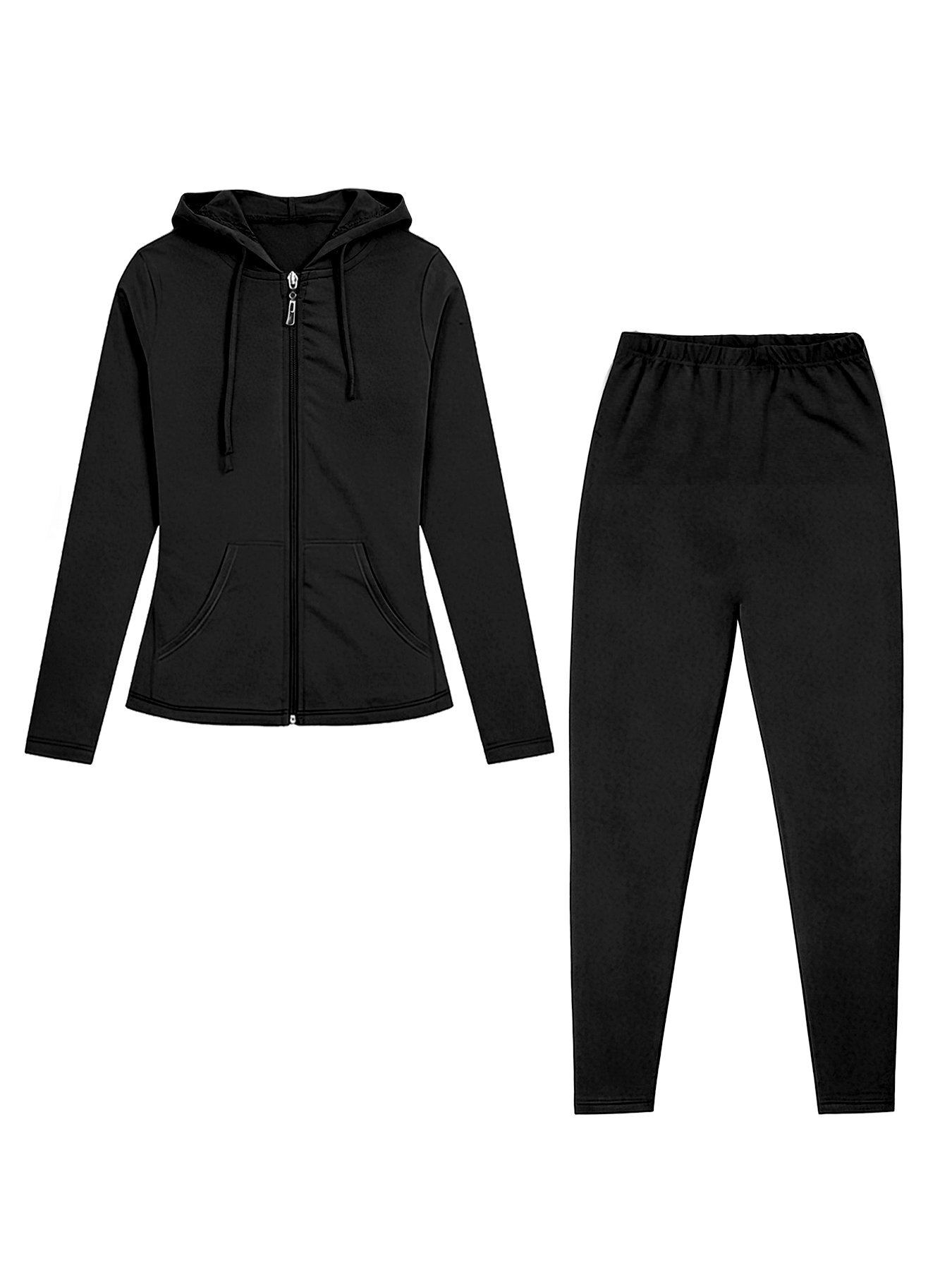 Monochrome Suit Set - Conjunto Esportivo Feminino Plus Size Monocromático