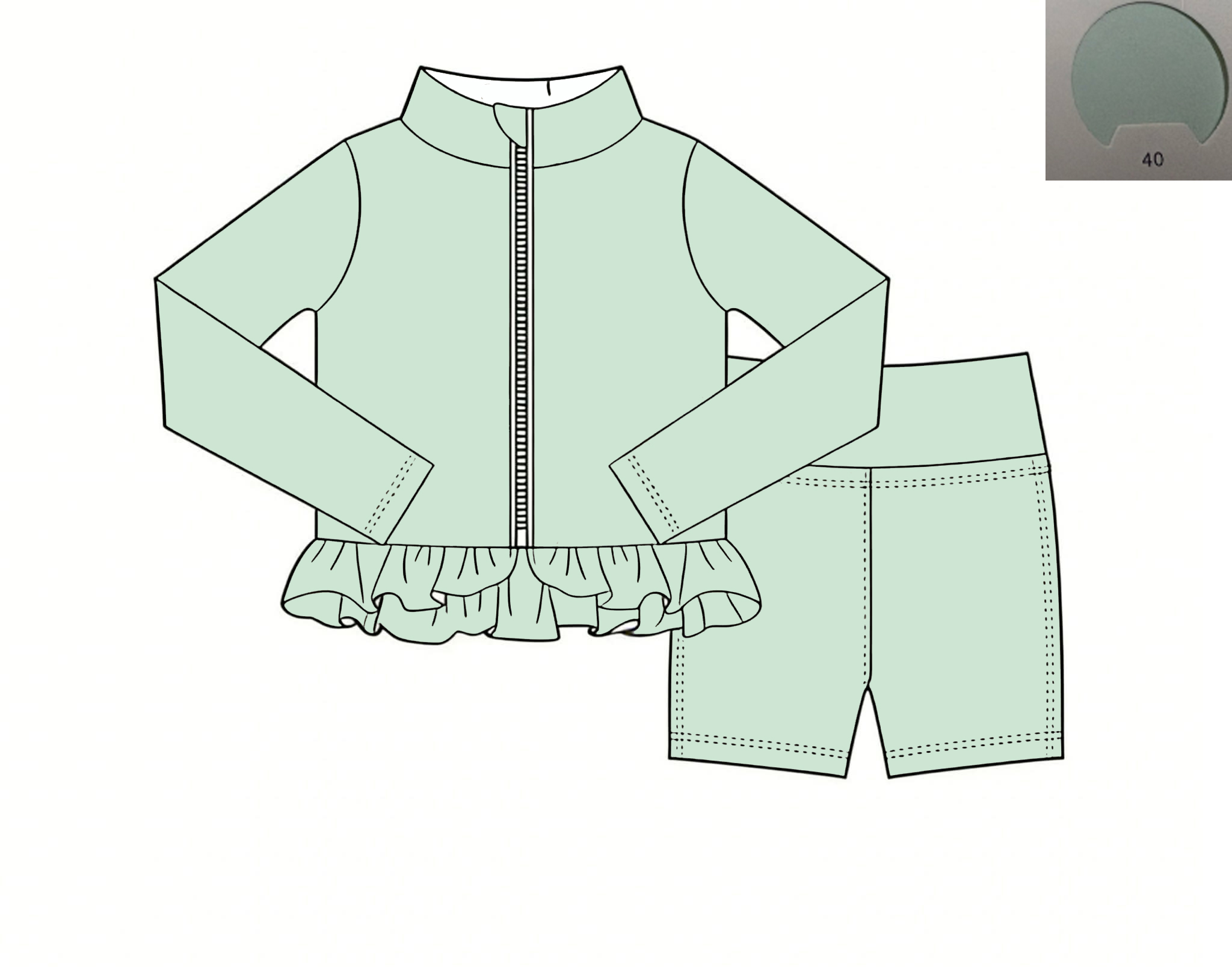 Conjunto de Yoga Monocromático - Monochrome Suit Set avaliação e preço