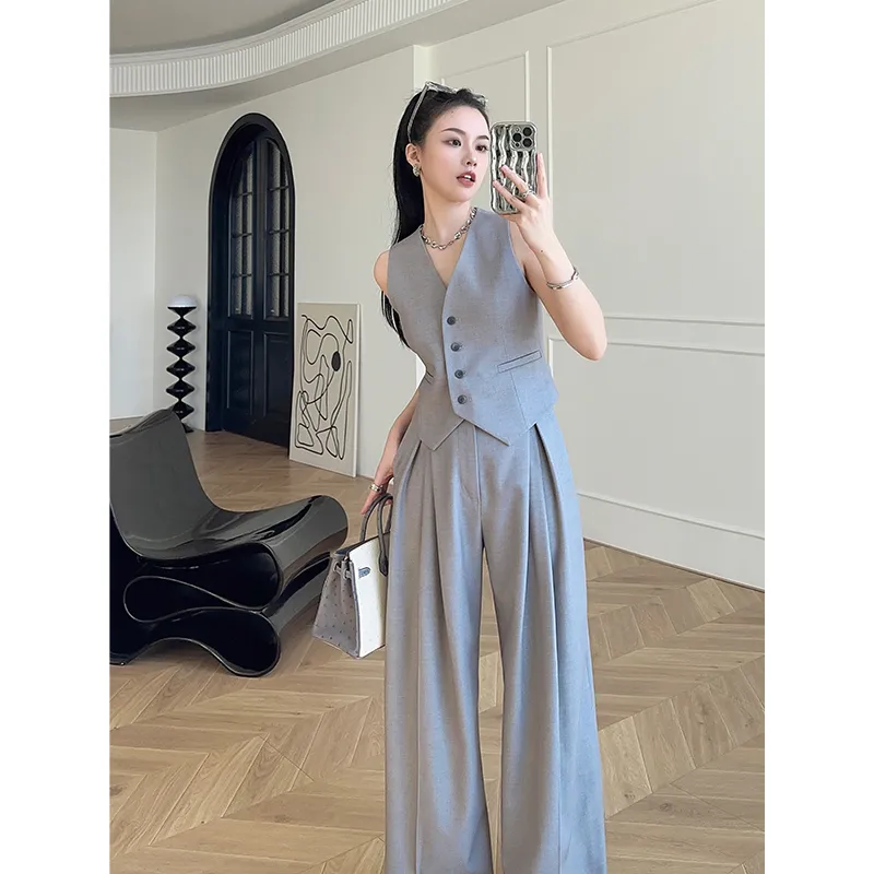 Conjunto de Calças de Perna La - Women'S Formal Wear Suits avaliação e preço