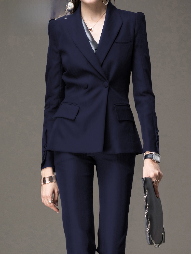 Conjunto de Terno Preto Elegan - Women Formal Wear For Interview avaliação e preço