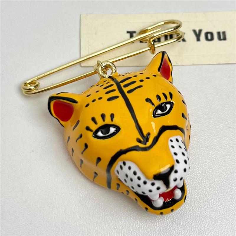 Elegante broche de tigre esmal - Women'S Formal Wear Suits avaliação e preço