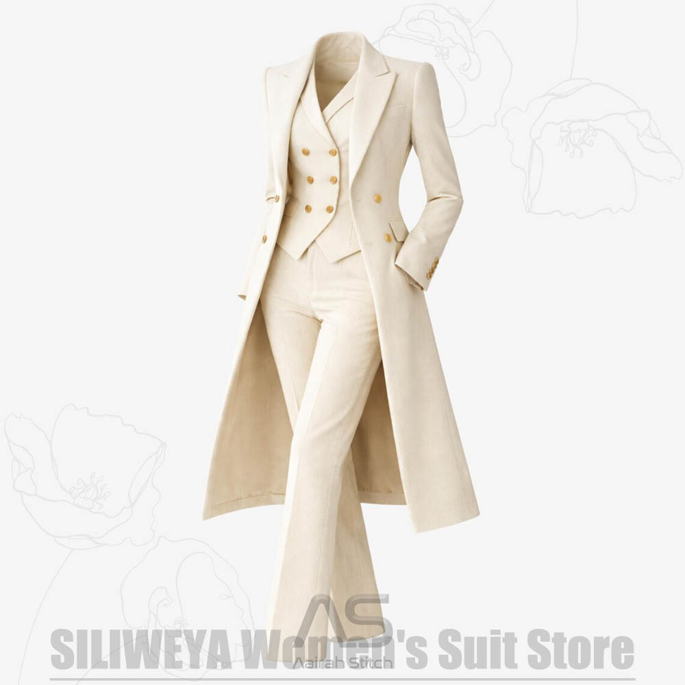Conjunto Feminino de 3 Peças:  - Women'S Formal Wear Pants Suit avaliação e preço