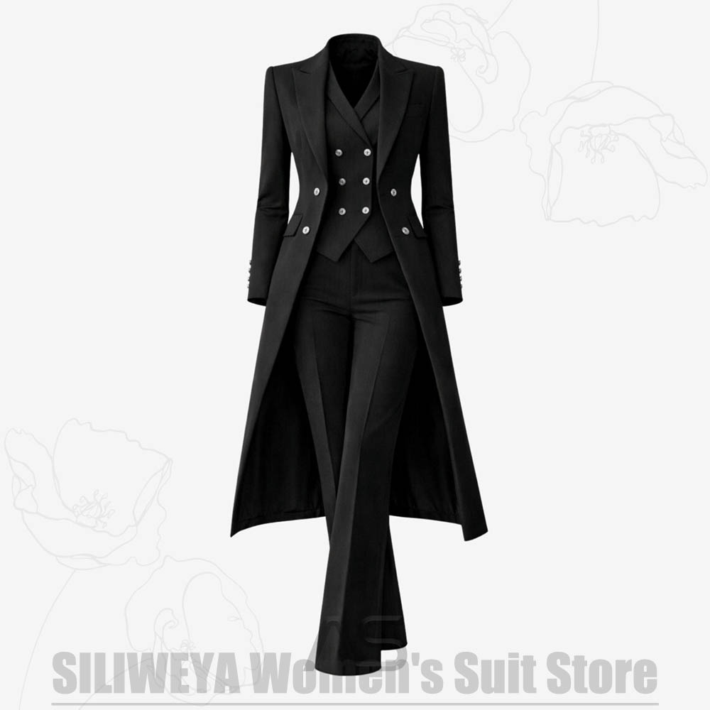 Conjunto Feminino de 3 Peças:  - Women'S Formal Wear Pants Suit avaliação e preço