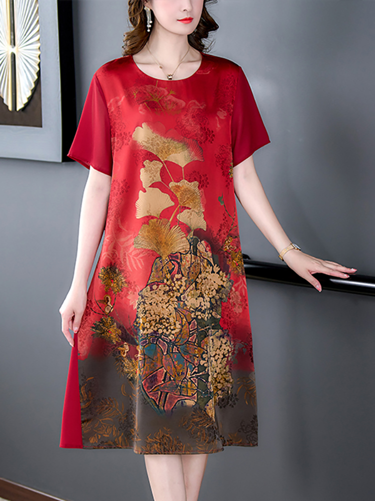 Vestido de noiva floral de sed - Women'S Red Formal Wear avaliação e preço