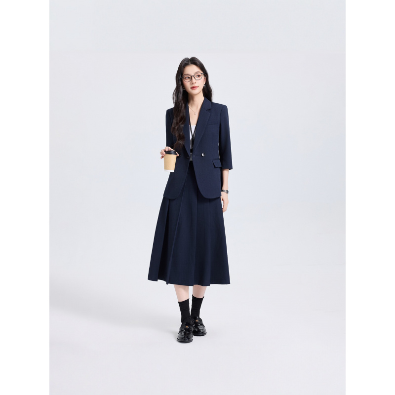 Conjunto de Terno Feminino Azu - Women'S Formal Wear Pants Suit avaliação e preço