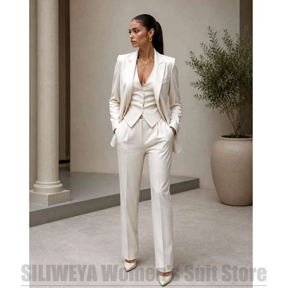 Conjunto feminino de 3 peças,  - Women'S Formal Wear Pants Suit avaliação e preço